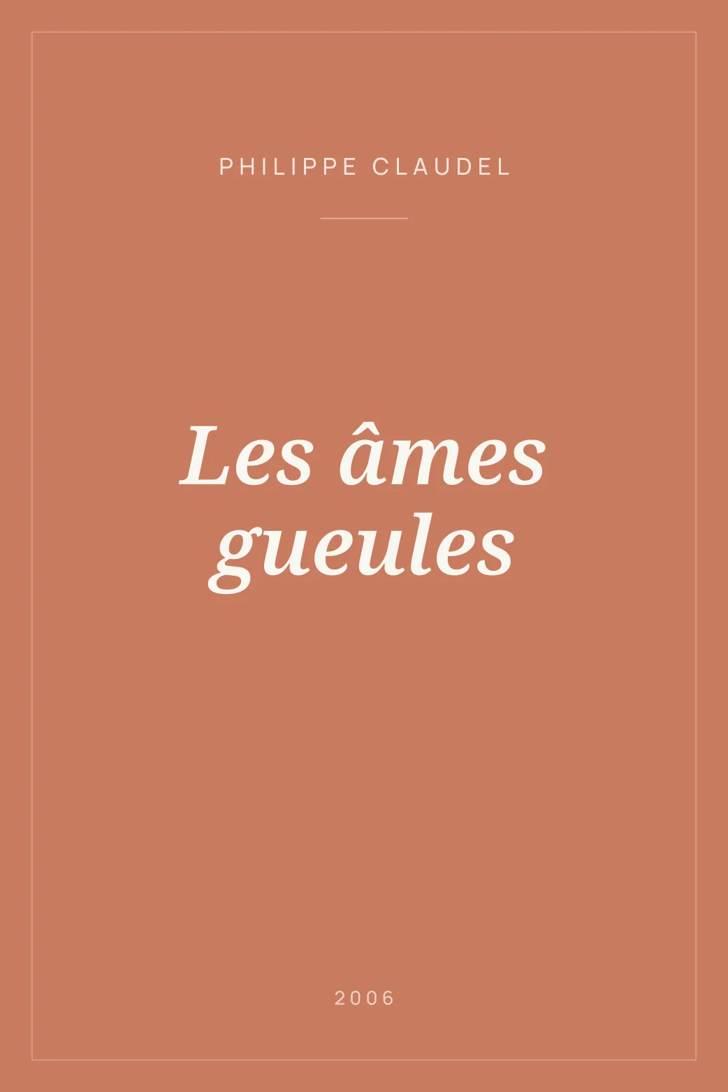 Portada de Les âmes gueules