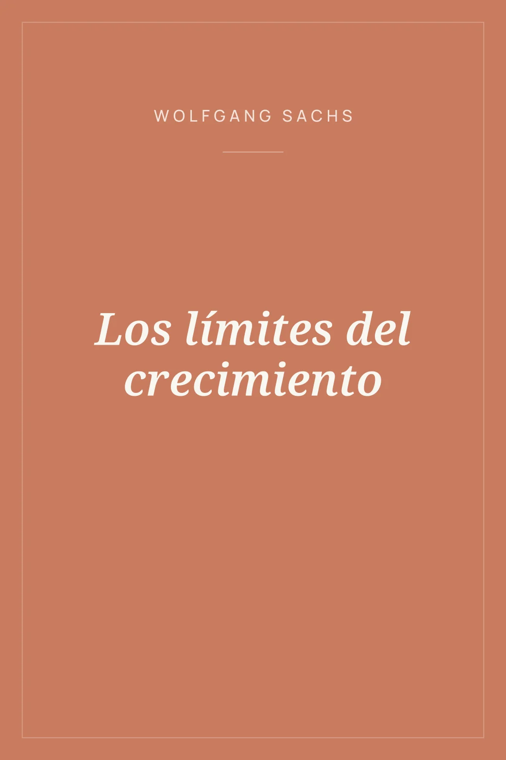 Portada de Los límites del crecimiento