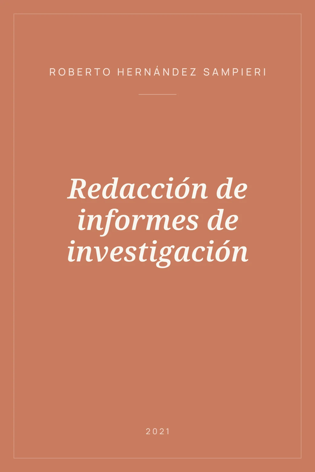 Portada de Redacción de informes de investigación