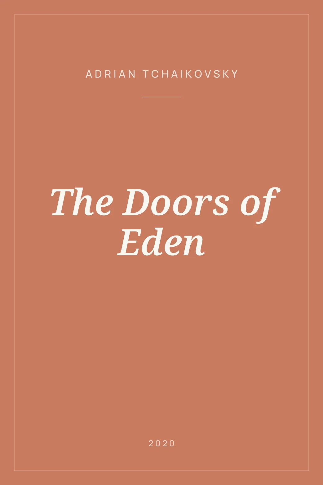 Portada de The Doors of Eden