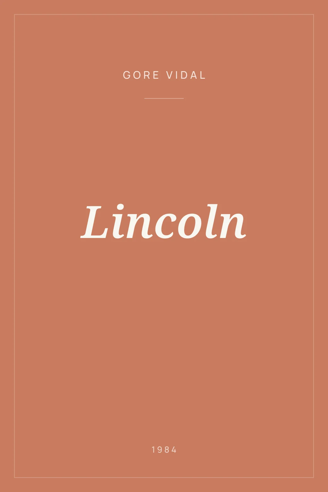 Portada de Lincoln