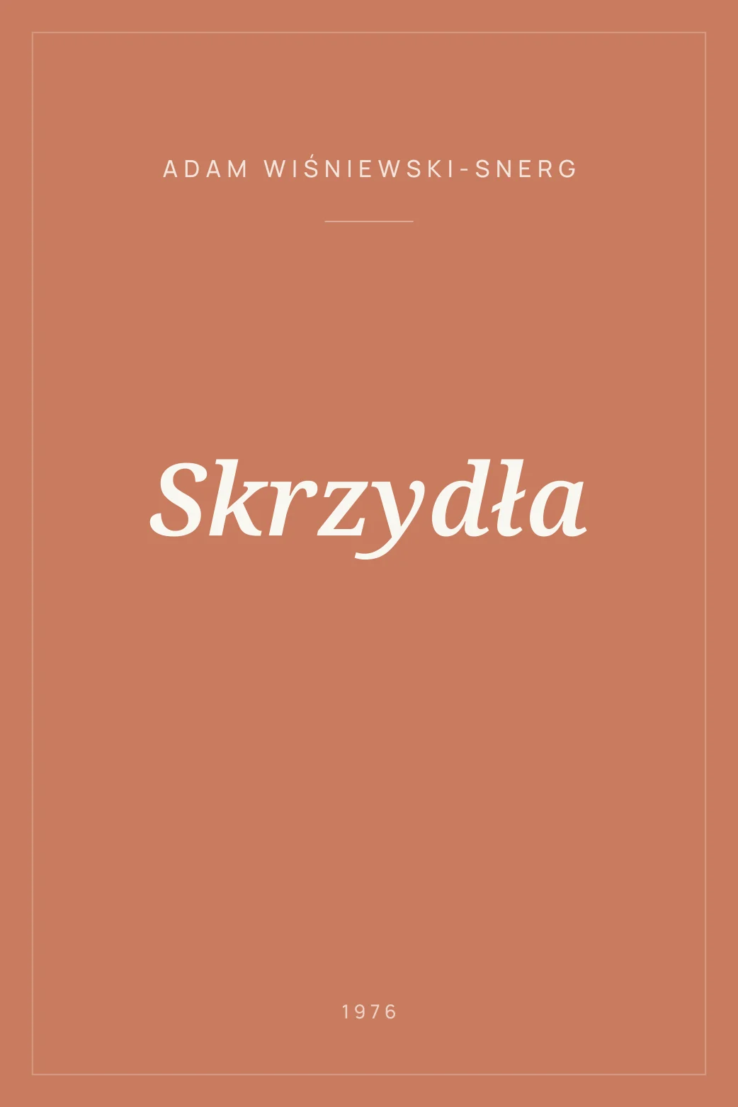 Portada de Skrzydła