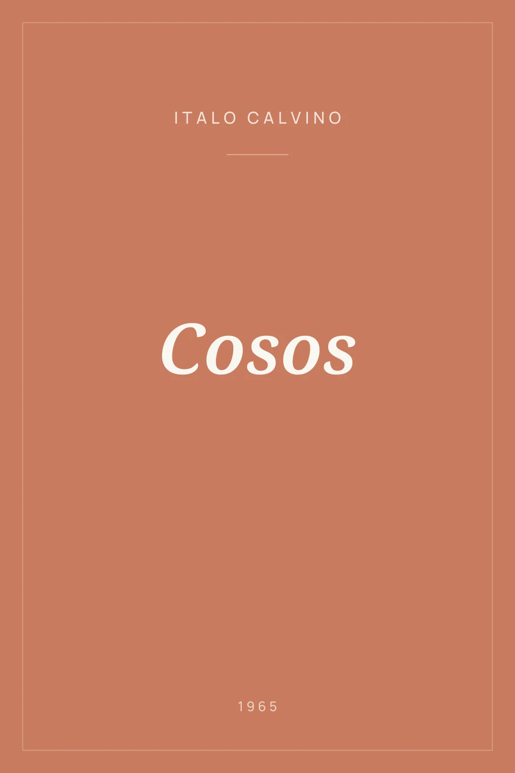 Portada de Cosos