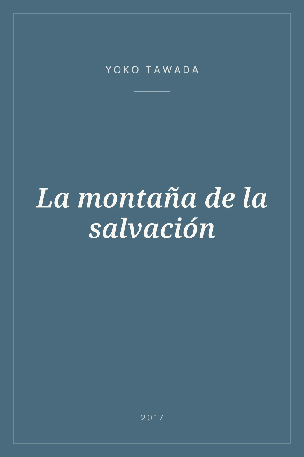 Portada de La montaña de la salvación