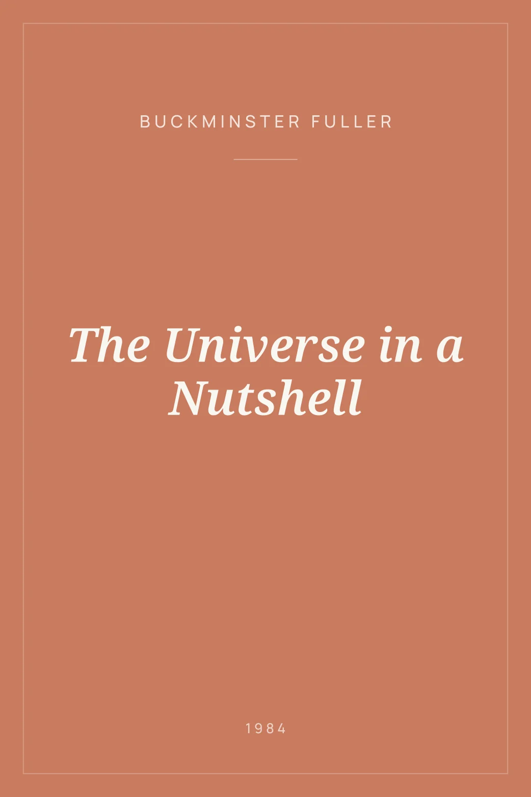 Portada de The Universe in a Nutshell