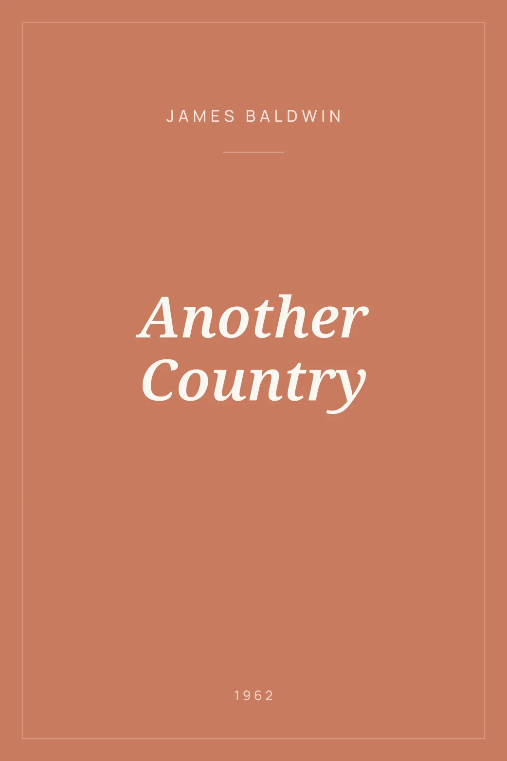 Portada de Another Country