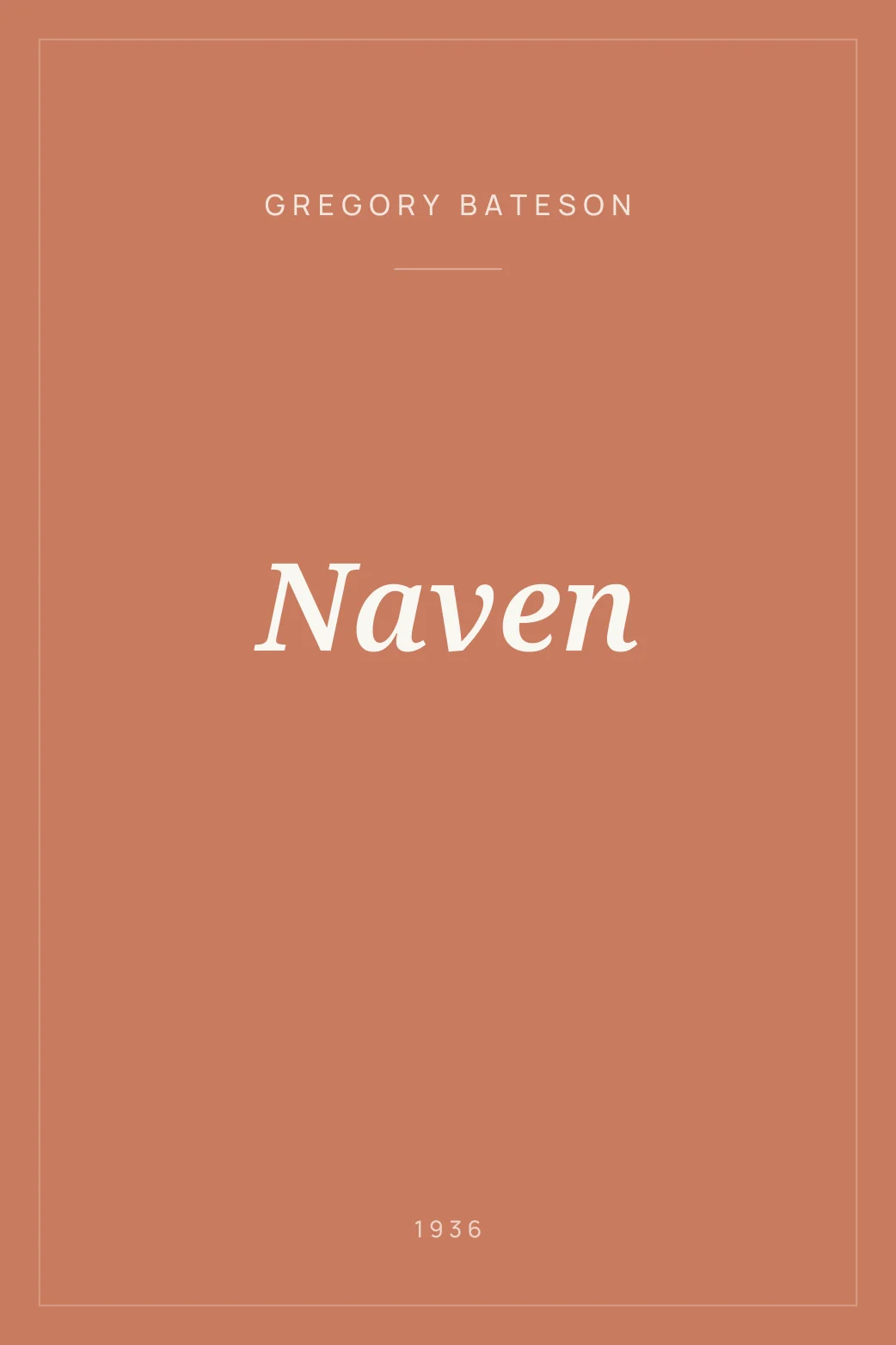 Portada de Naven