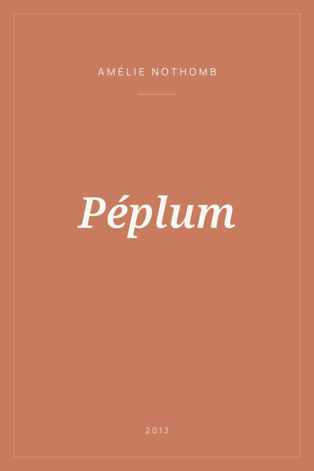 Portada de Péplum