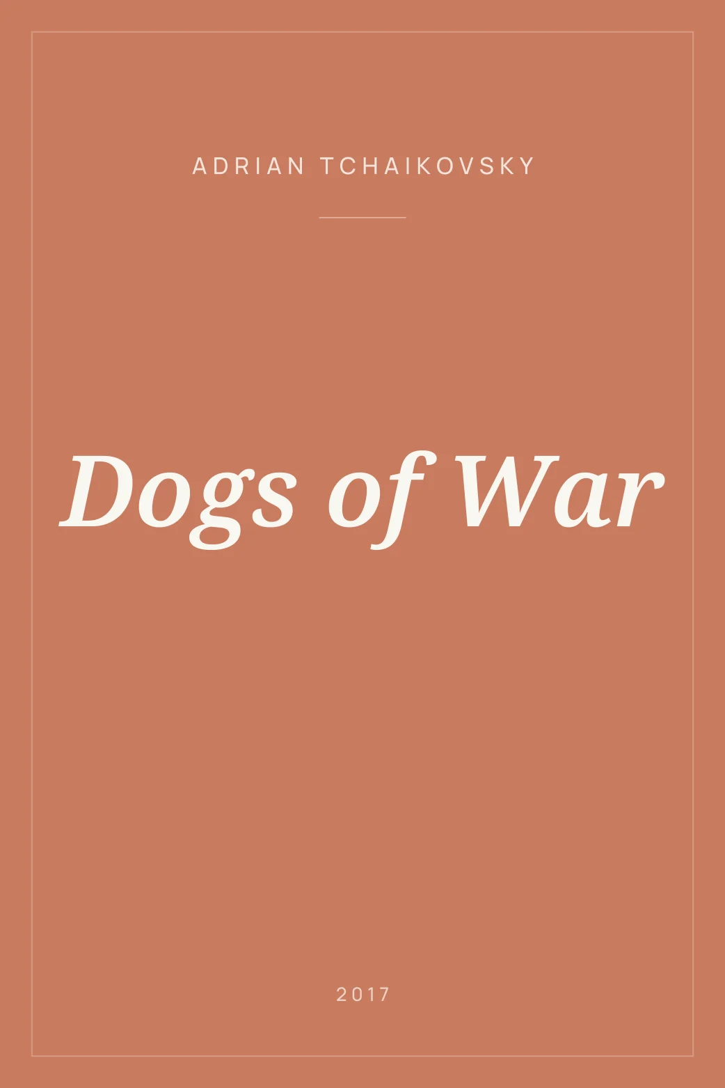 Portada de Dogs of War