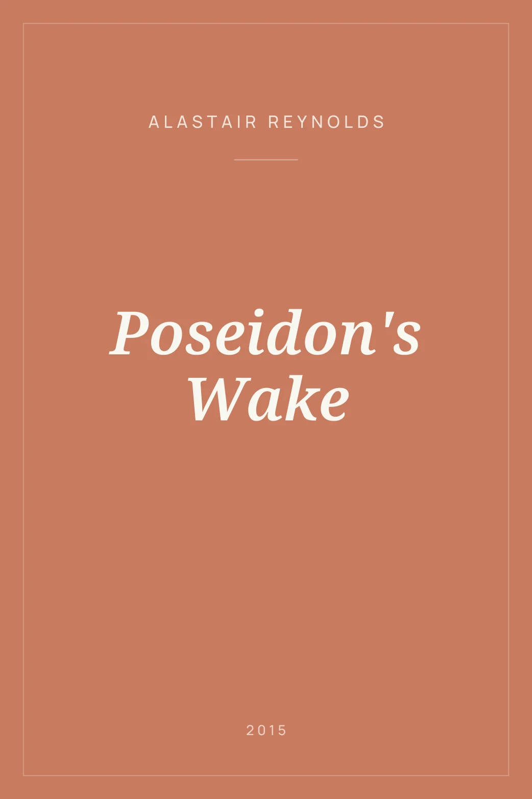 Portada de Poseidon's Wake