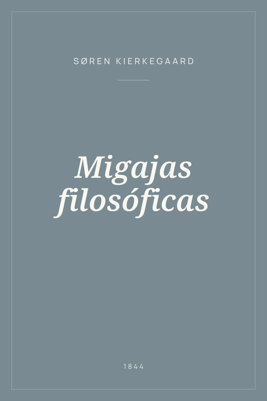 Portada de Migajas filosóficas