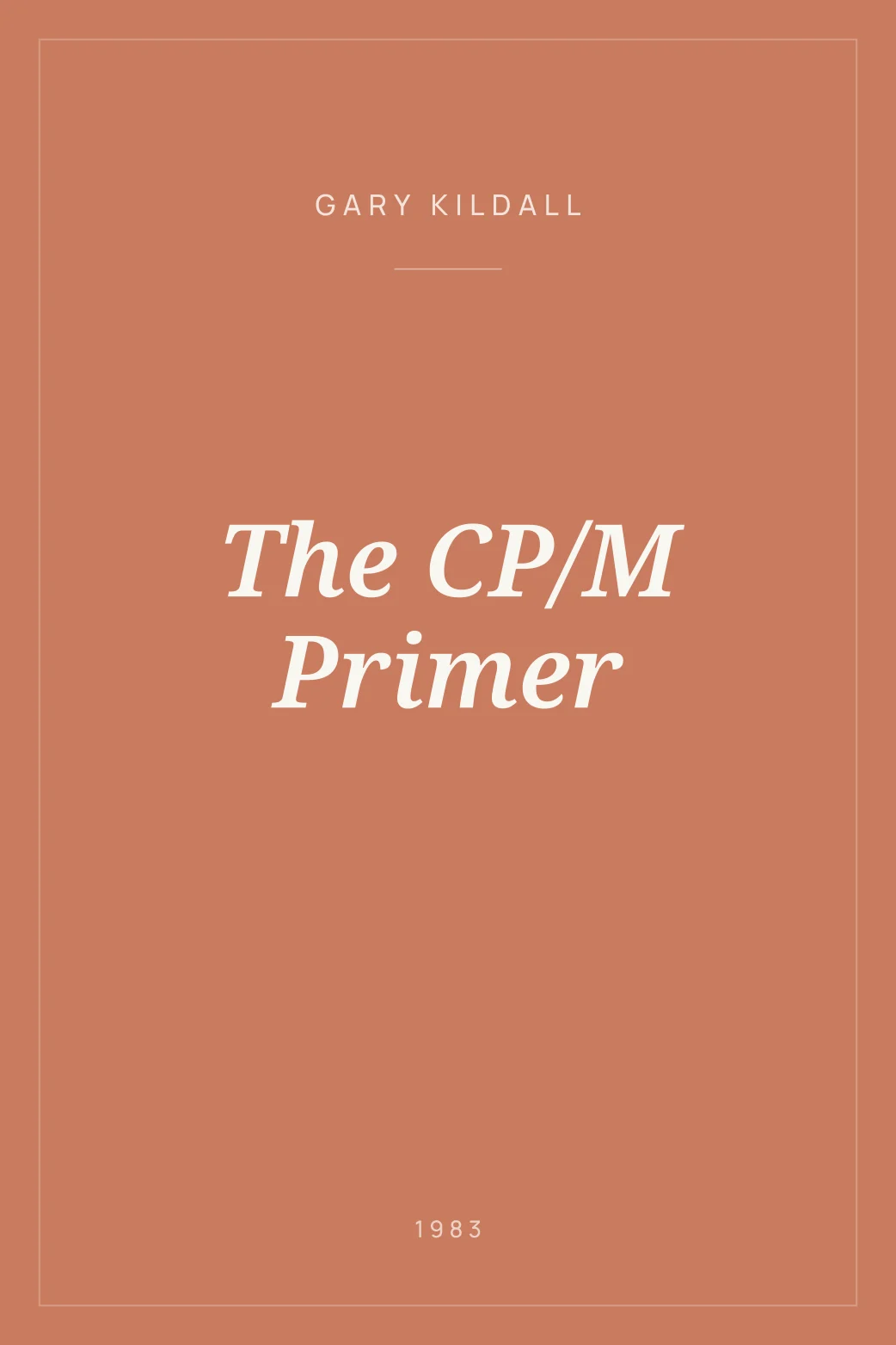 Portada de The CP/M Primer