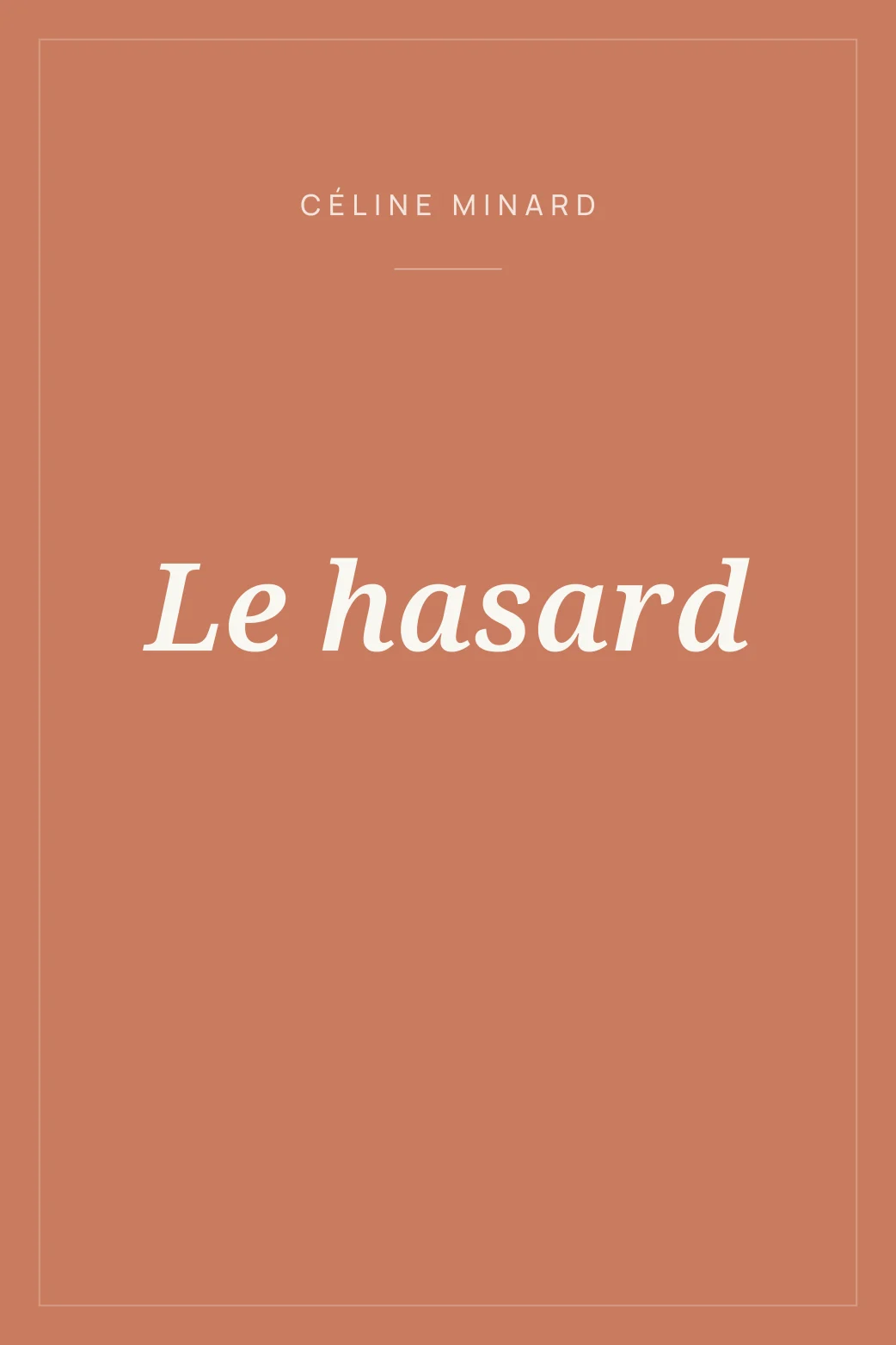Portada de Le hasard