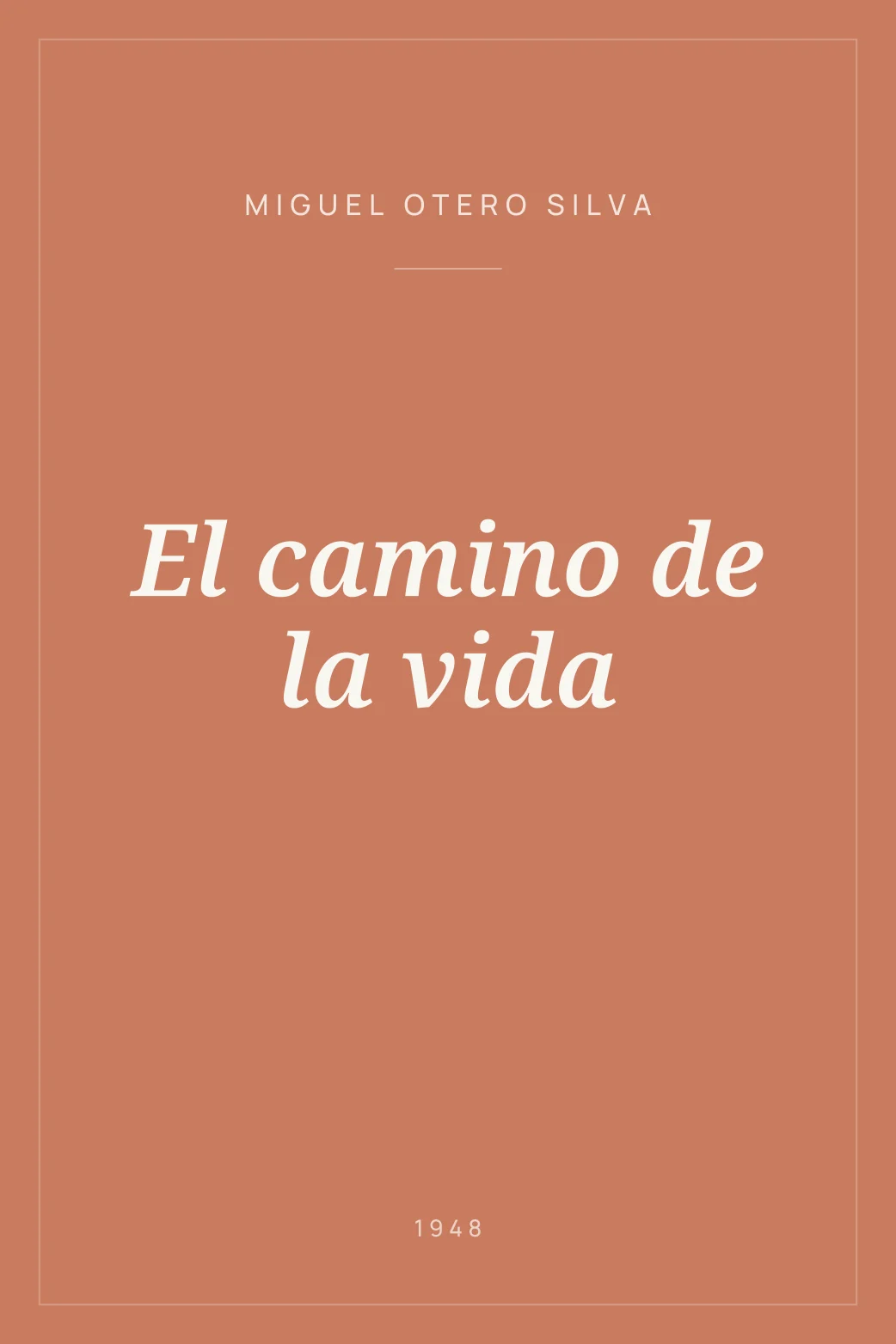 Portada de El camino de la vida