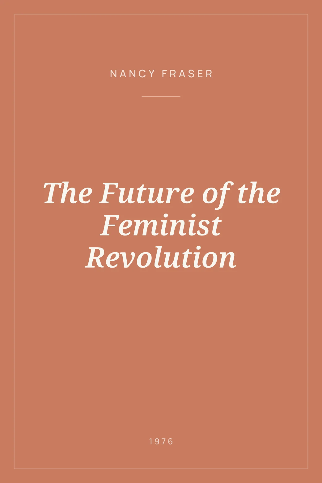 Portada de The Future of the Feminist Revolution