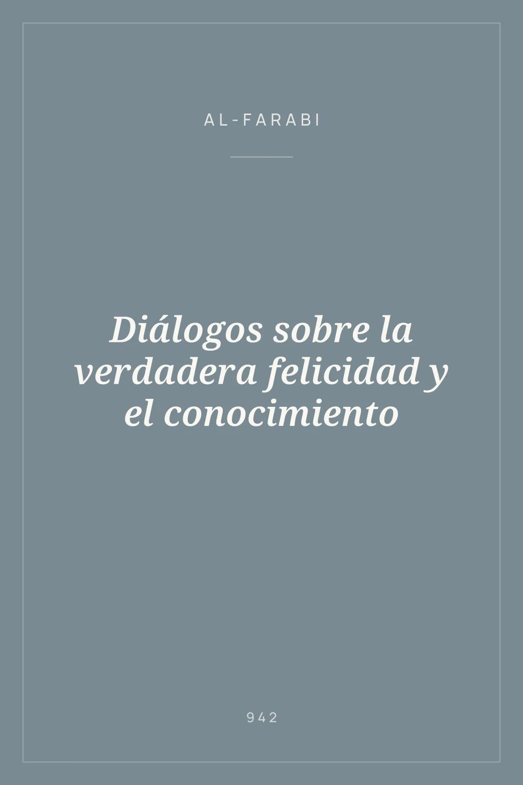 Portada de Diálogos sobre la verdadera felicidad y el conocimiento