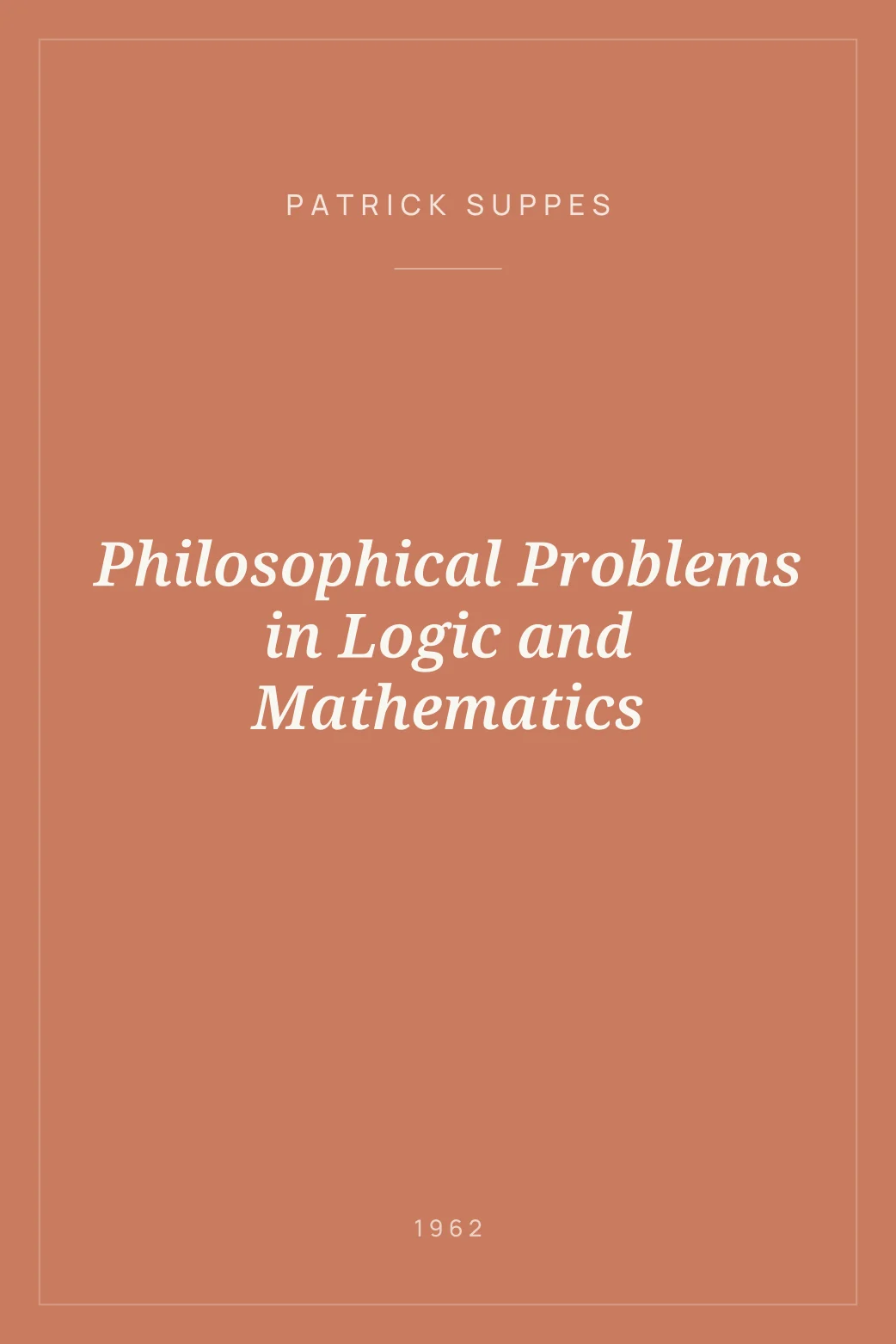 Portada de Philosophical Problems in Logic and Mathematics