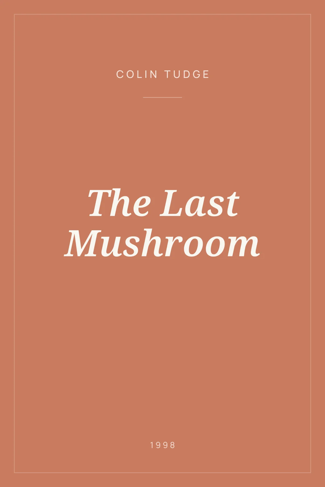 Portada de The Last Mushroom