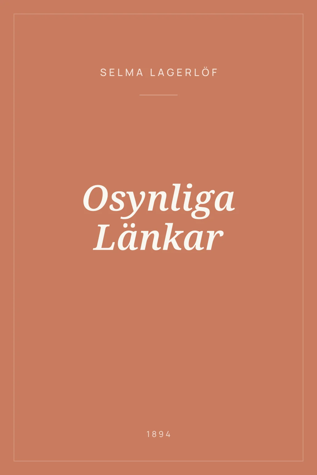 Portada de Osynliga Länkar