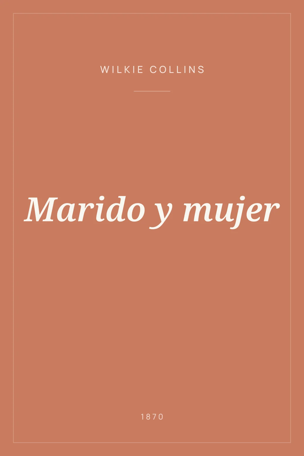 Portada de Marido y mujer