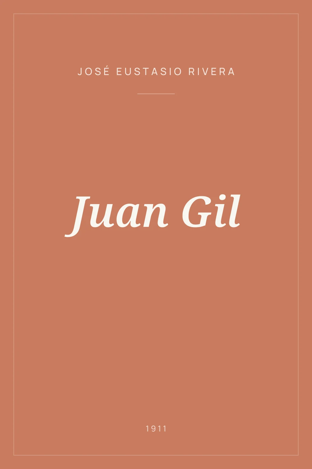 Portada de Juan Gil