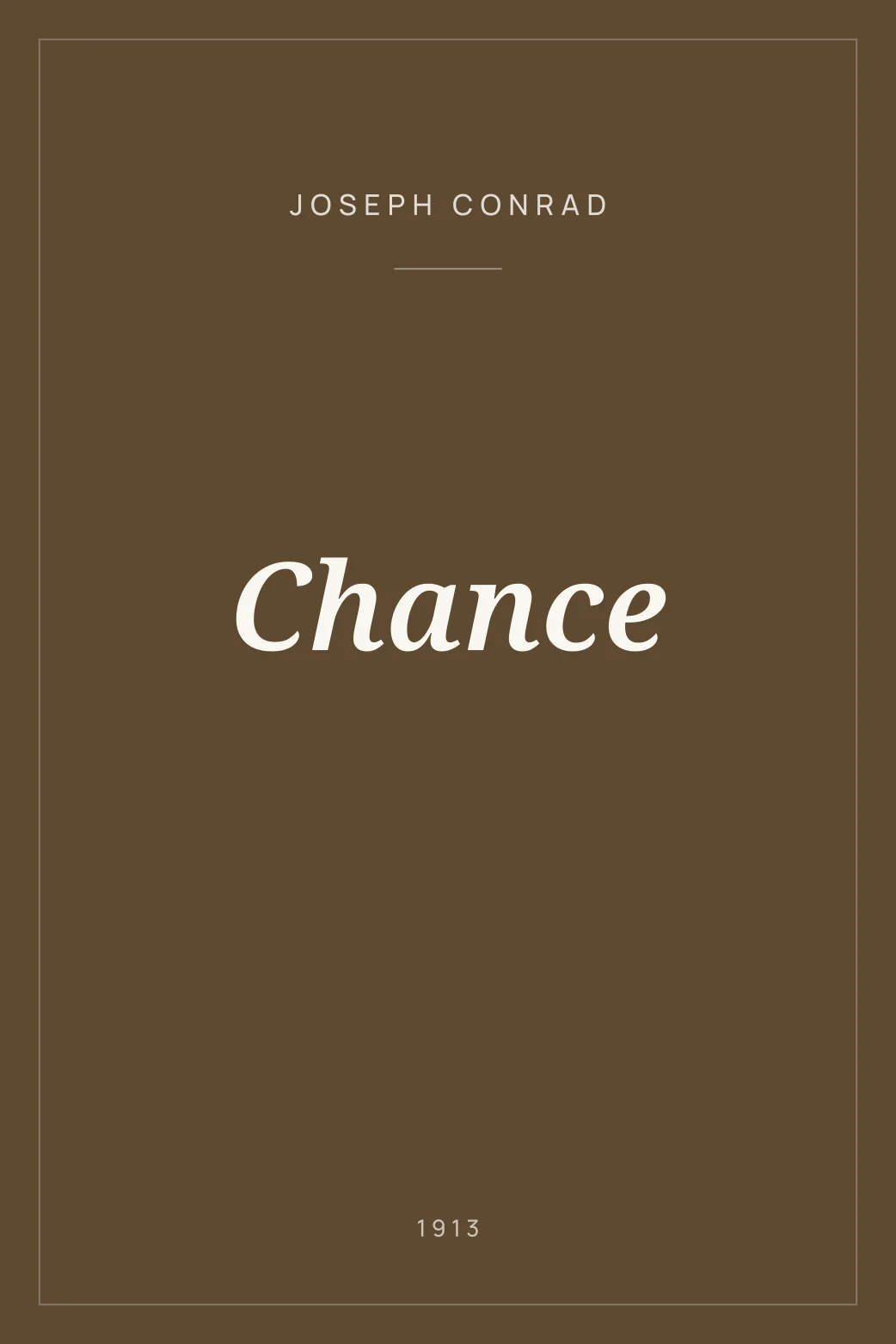 Portada de Chance