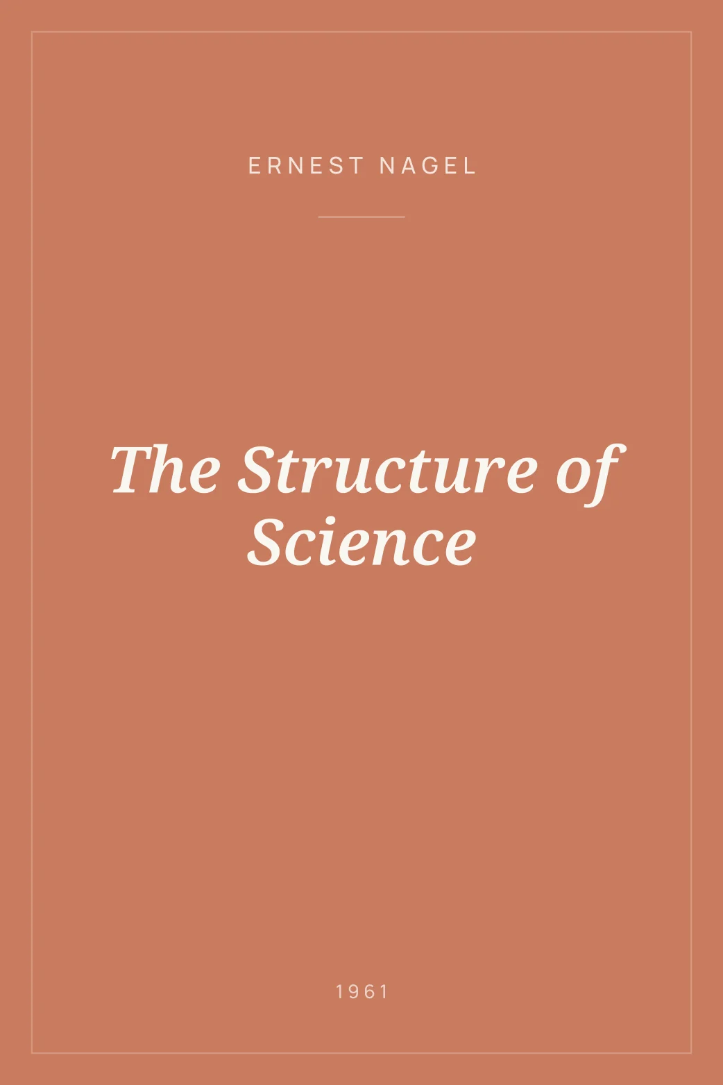 Portada de The Structure of Science