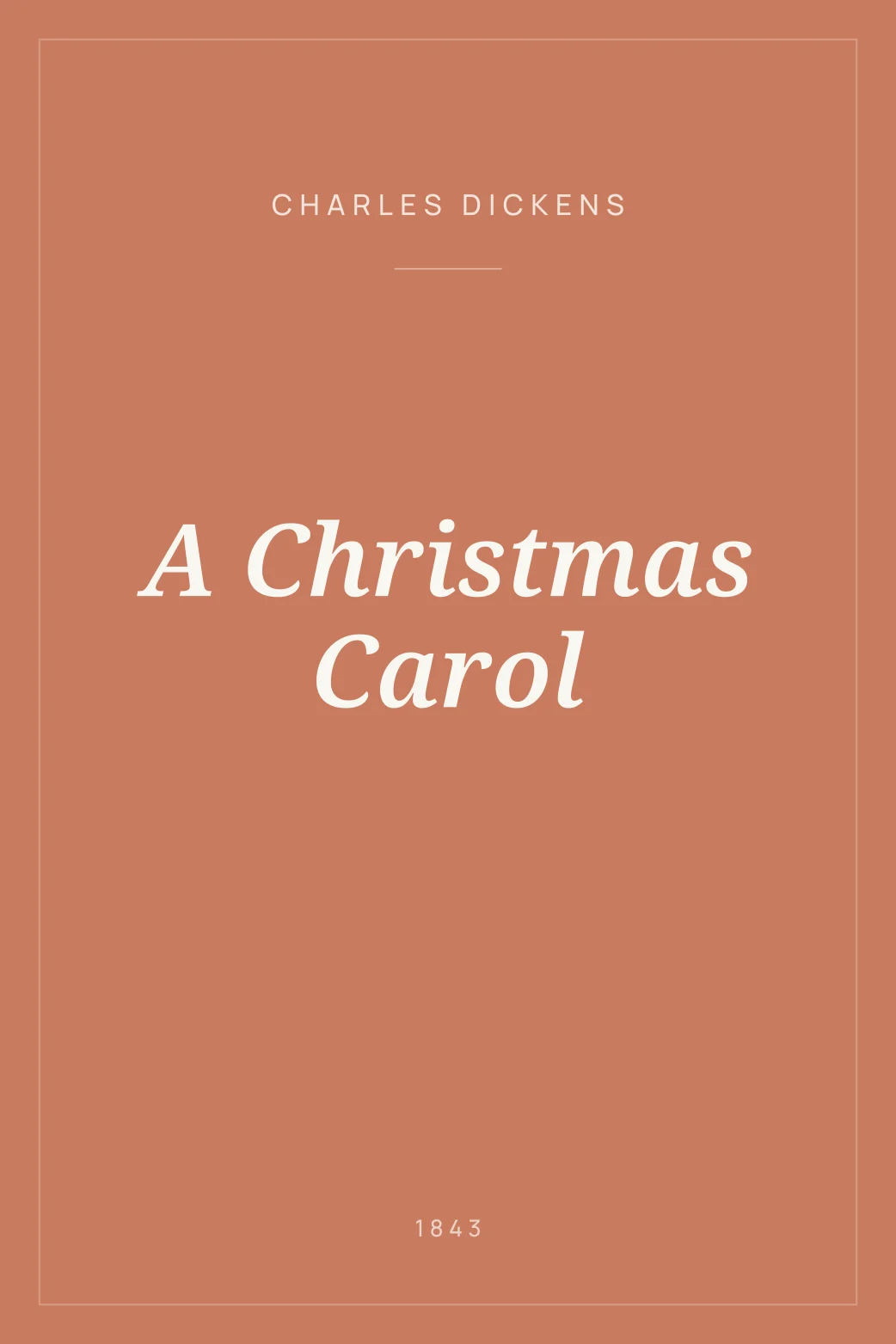 Portada de A Christmas Carol