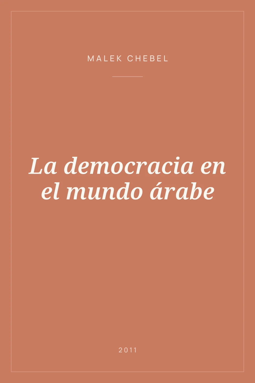Portada de La democracia en el mundo árabe