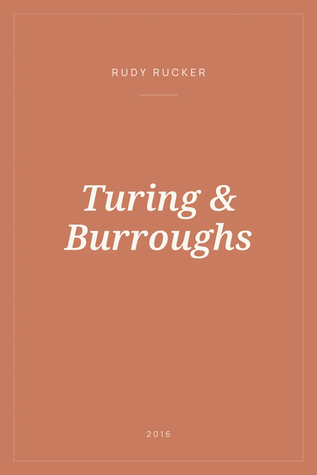 Portada de Turing & Burroughs
