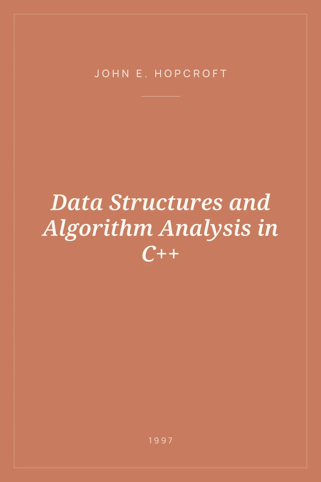Portada de Data Structures and Algorithm Analysis in C++