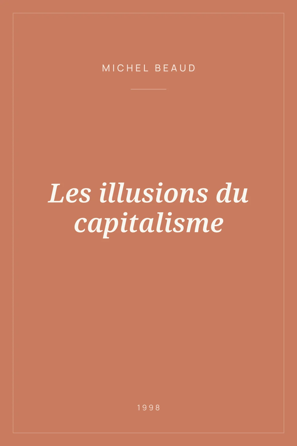 Portada de Les illusions du capitalisme