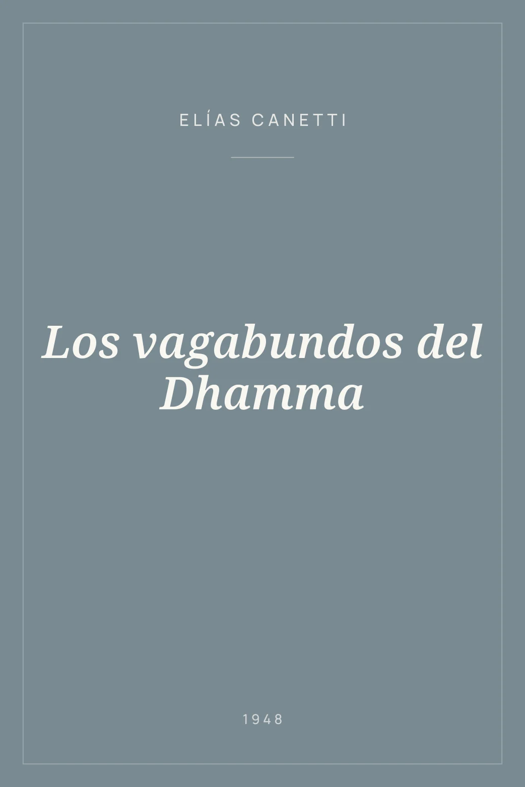Portada de Los vagabundos del Dhamma