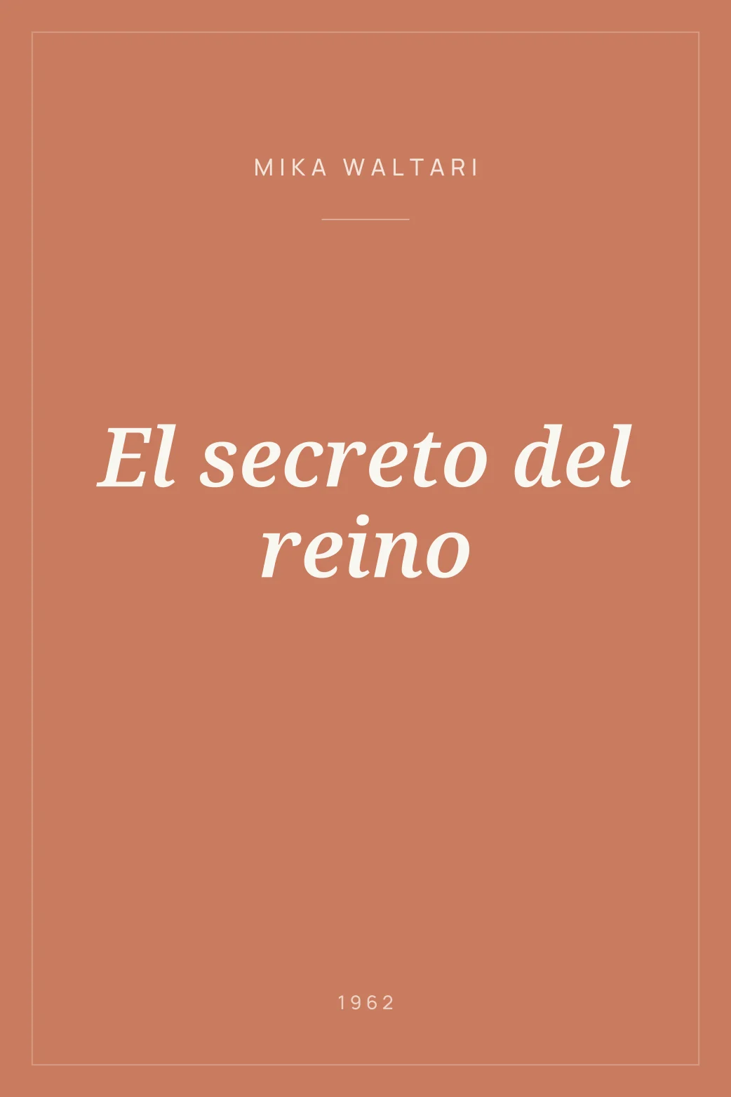 Portada de El secreto del reino