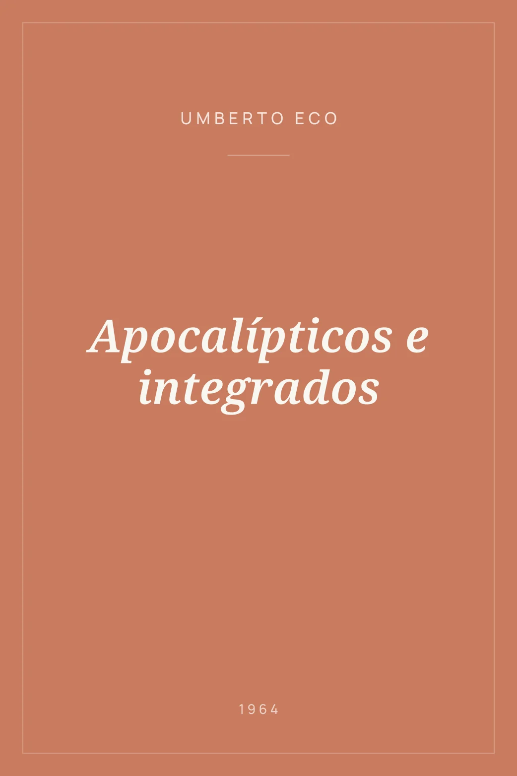 Portada de Apocalípticos e integrados