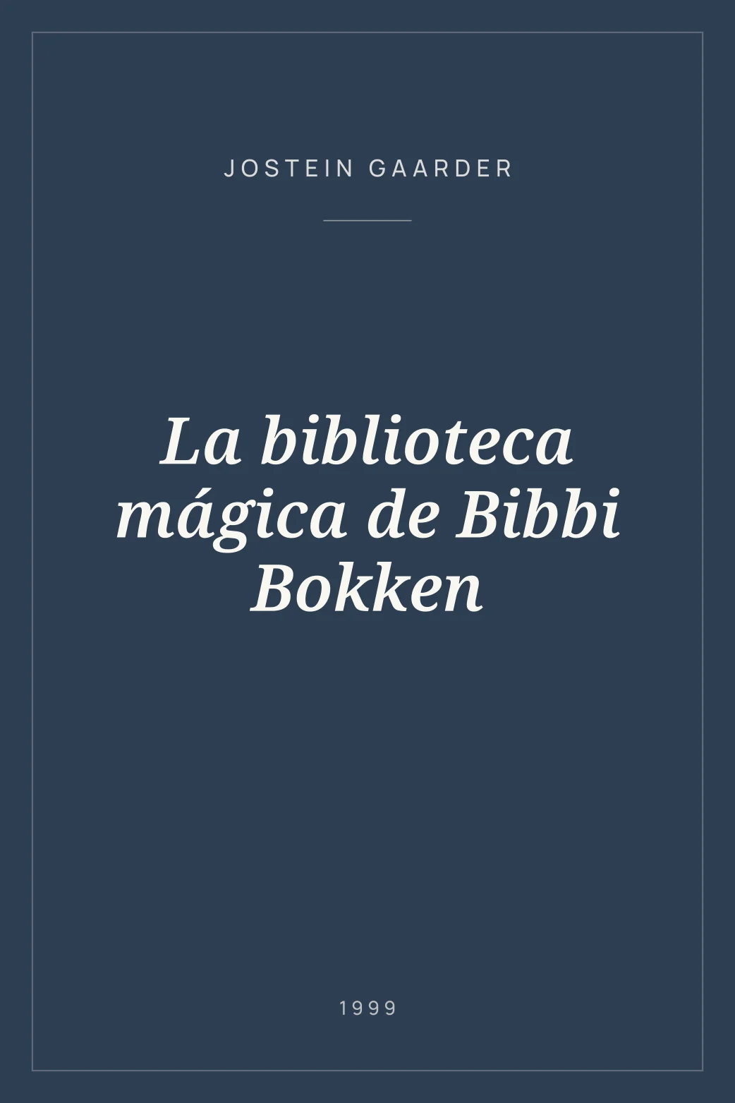 Portada de La biblioteca mágica de Bibbi Bokken