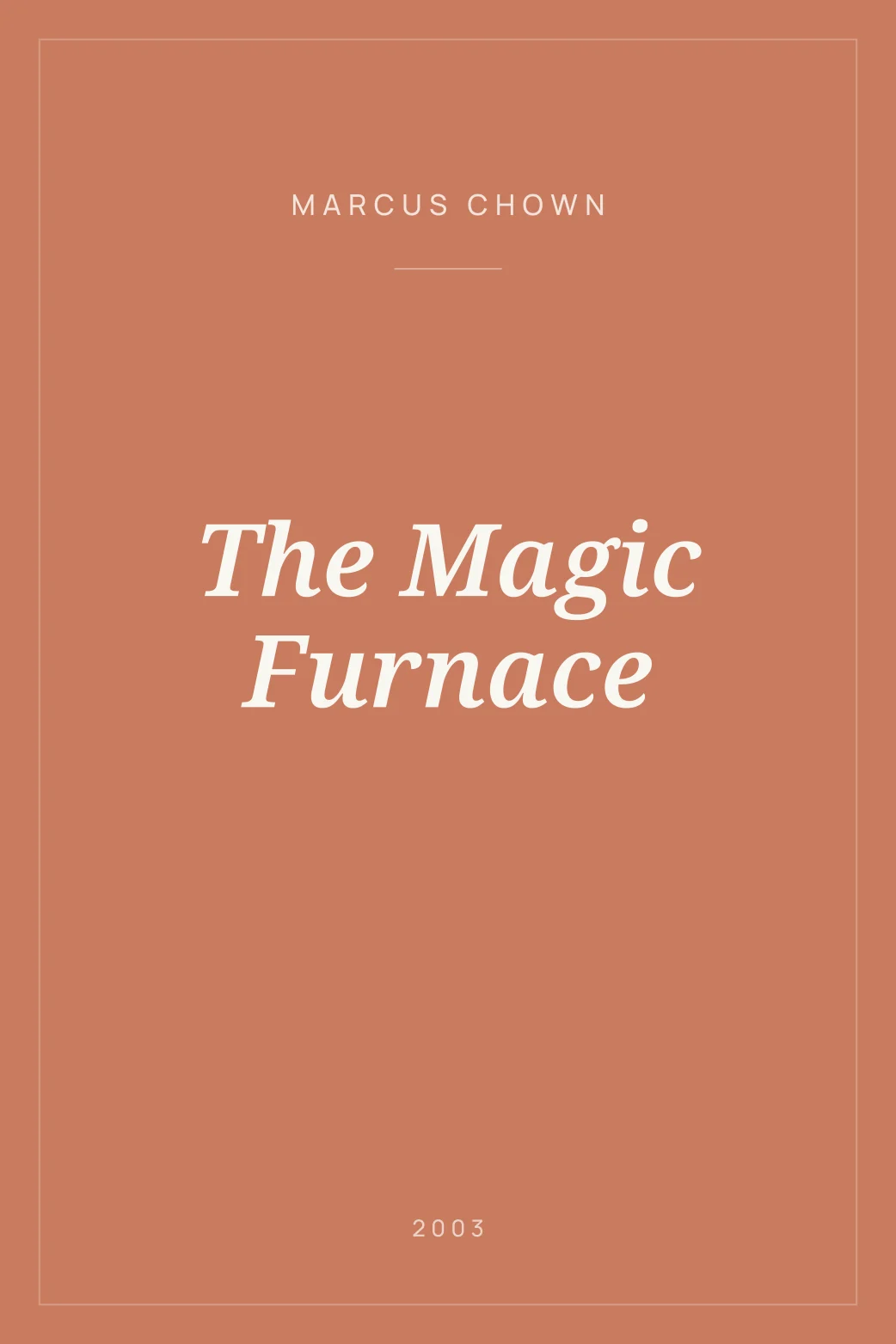 Portada de The Magic Furnace
