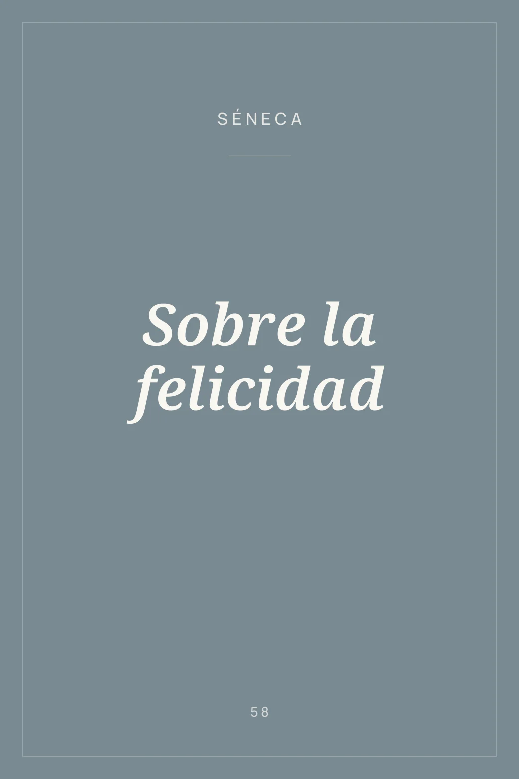 Portada de Sobre la felicidad