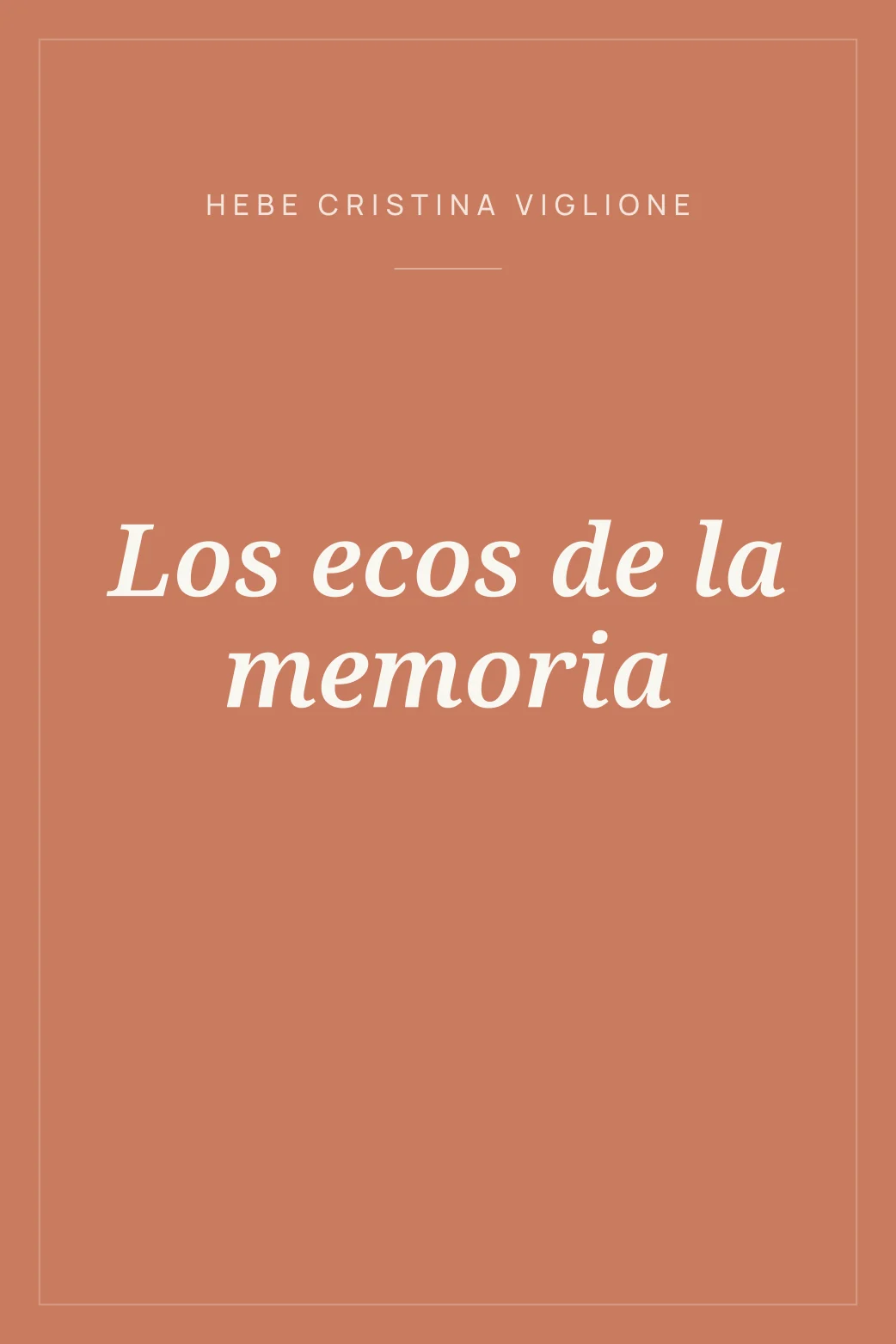 Portada de Los ecos de la memoria