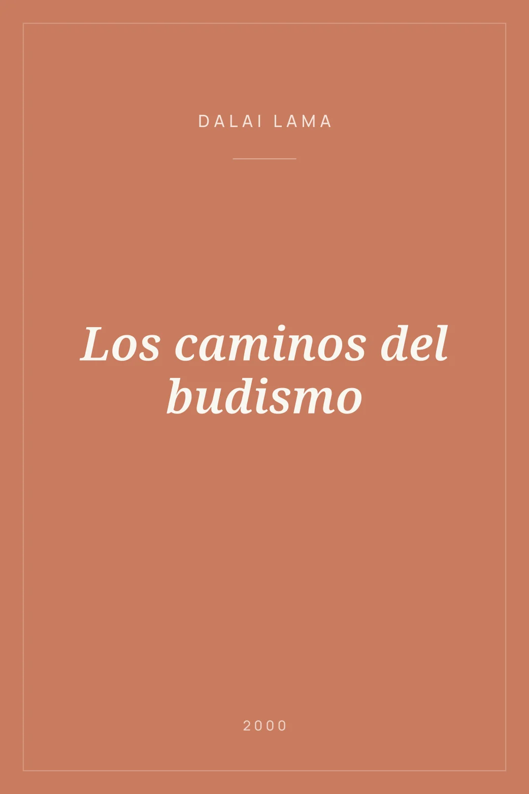 Portada de Los caminos del budismo