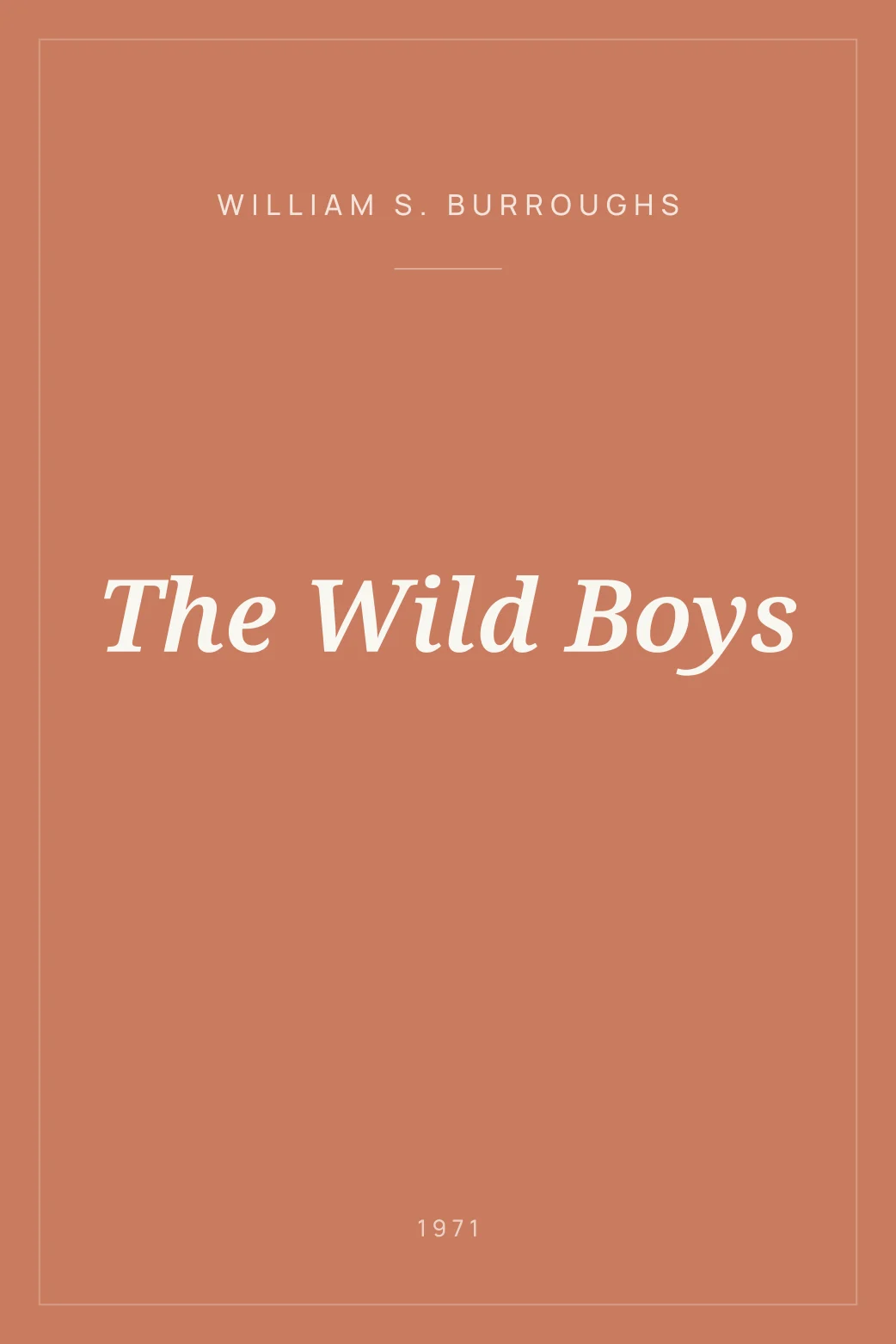 Portada de The Wild Boys
