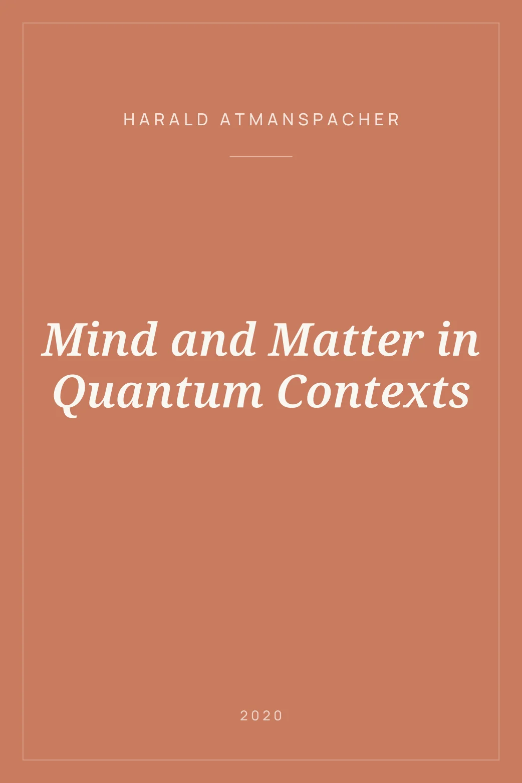 Portada de Mind and Matter in Quantum Contexts