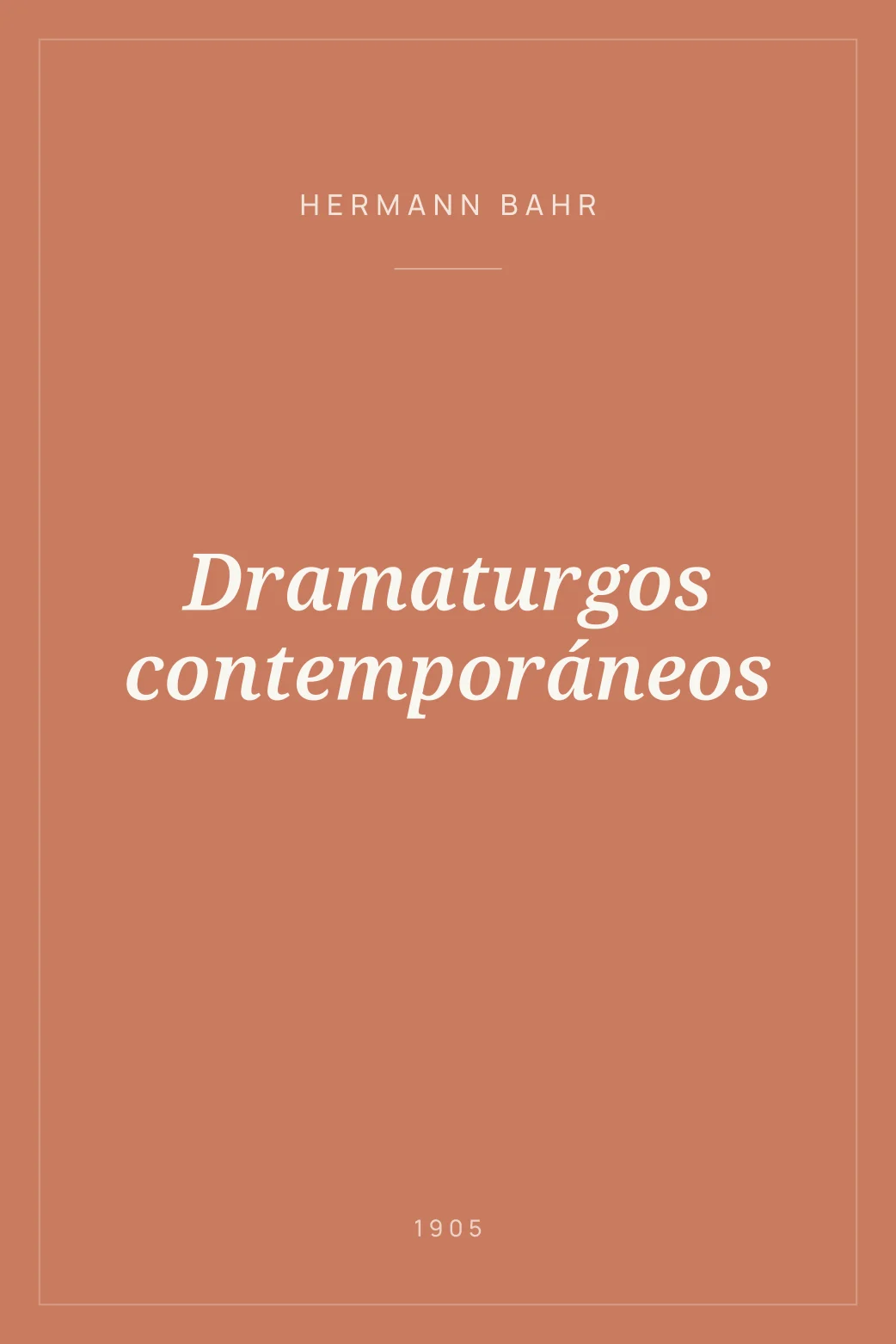 Portada de Dramaturgos contemporáneos