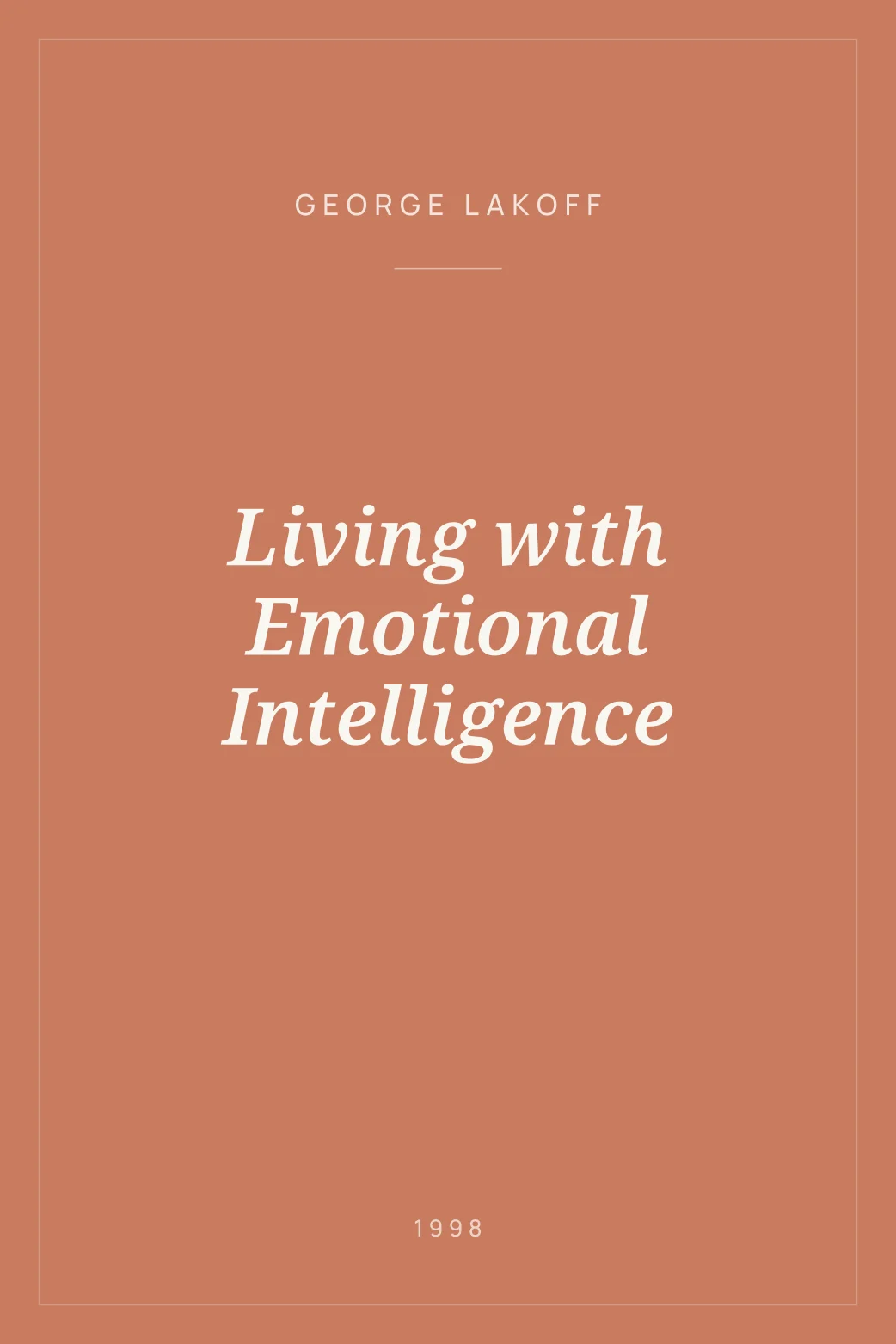 Portada de Living with Emotional Intelligence