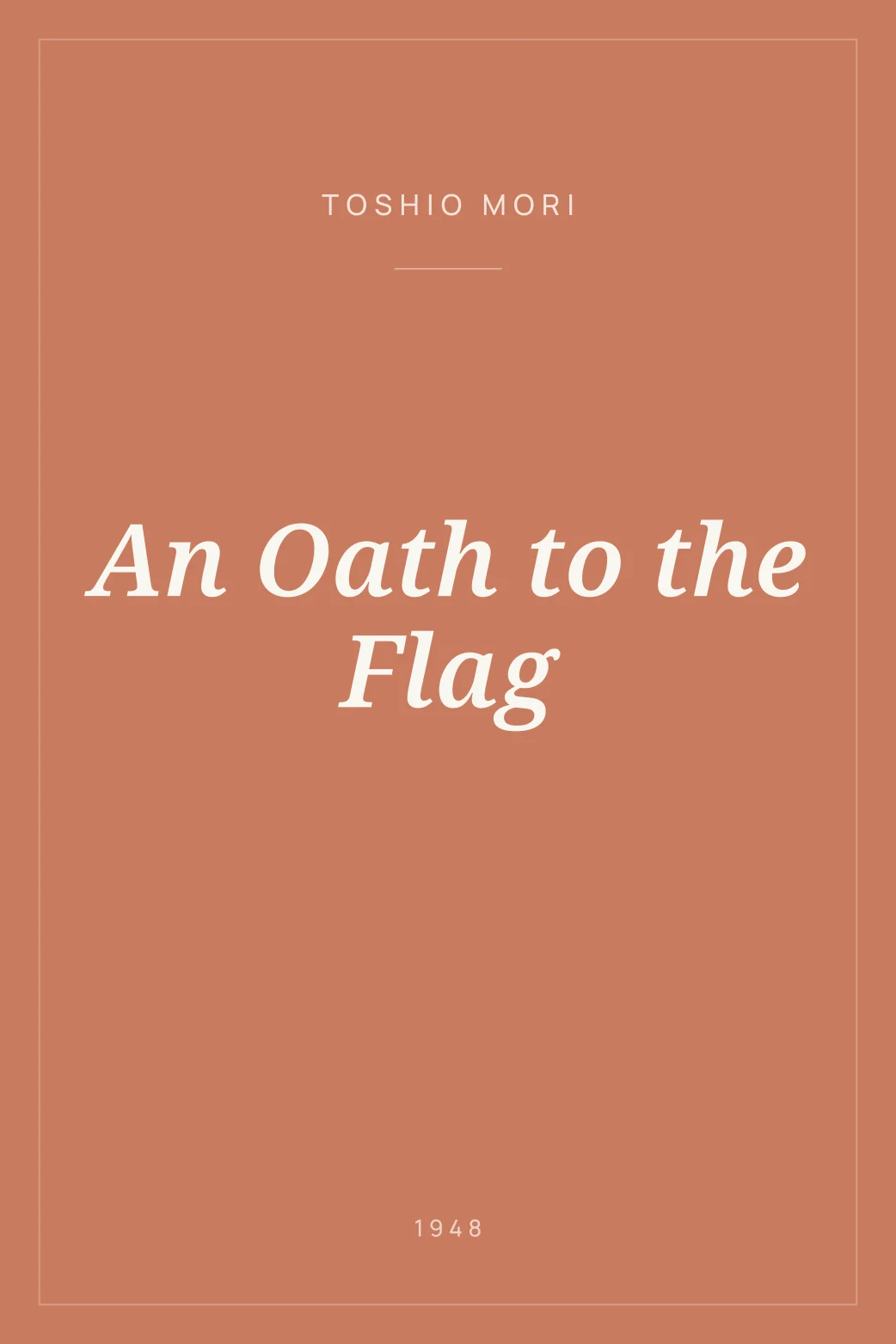 Portada de An Oath to the Flag