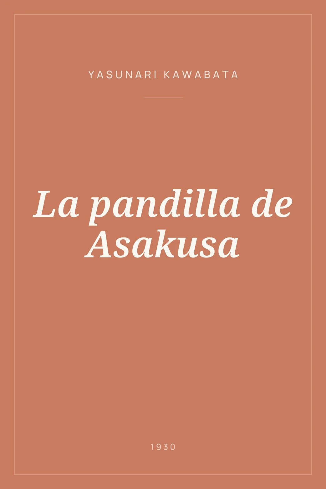 Portada de La pandilla de Asakusa
