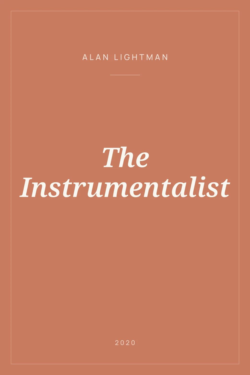 Portada de The Instrumentalist
