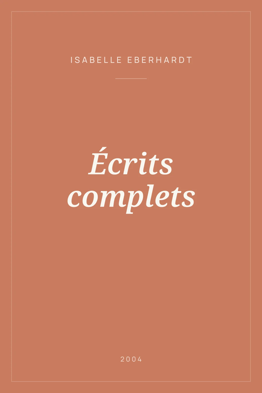 Portada de Écrits complets