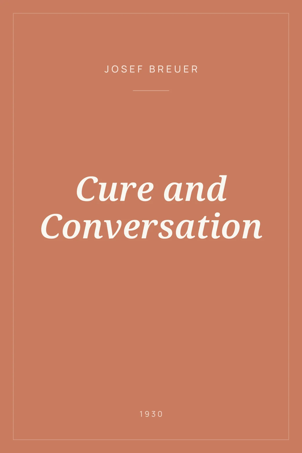 Portada de Cure and Conversation