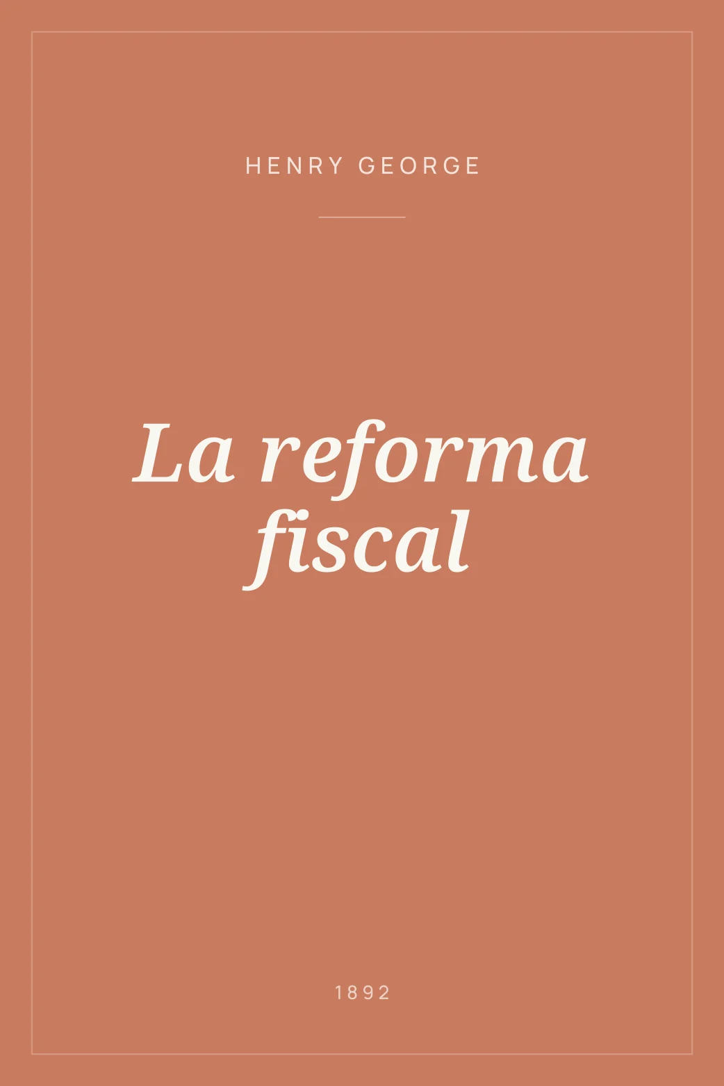 Portada de La reforma fiscal
